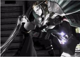 'Those worthless creatures are trying to steal the Planet from Mother...but now I'm here with you, so don't worry.'
        ~ Sephiroth